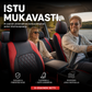 9-osainen yleismallinen keinonahkainen auton istuinsuojasarja
