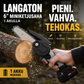 🌳Langaton 6-tuumainen miniketjusaha 2 akulla🌲