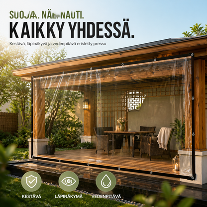 ⏳Ajankohtainen 50 %:n alennus⏰Kestävä, läpinäkyvä ja vedenpitävä eristetty pressu🛡️🌧️