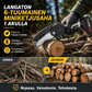 🌳Langaton 6-tuumainen miniketjusaha 2 akulla🌲