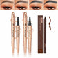✏️ OSTA 1 SAAT 1 ILMAISEKSI! ✨ 3D Microblading kulmakarvakynä – 4-piikkinen kärki, vedenpitävä ja luonnollinen karvamainen vedot 🖌️
