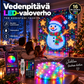 💡Vedenpitävä LED-valoverho🎵Ohjaus sovelluksella + musiikkisynkronointi! Värikkäät valot liikkuvat musiikin tahdissa – täydellinen valinta koristeeksi ja juhliin🏠