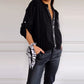 Casual Patchwork-paita kimaltelevilla paljeteilla