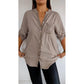 Casual Patchwork-paita kimaltelevilla paljeteilla