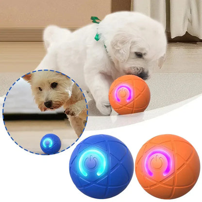 🐾 KAUKOSÄÄDINLLÄ VARUSTETTU AUTOMAATTISESTI POMPPIVA ÄLYLLINEN LEMMIKKI-PALLO — 3 interaktiivista tilaa | Pureskelunkestävä E-TPU | USB-C-ladattava 🎾