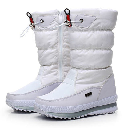 Premium vedenpitävä Faux turkis luistamaton Naisten Snow Boots