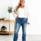 🔥Viimeisen päivän kampanja 49% pois🏆Holy Grail Tummy Control Bootcut farkut👖