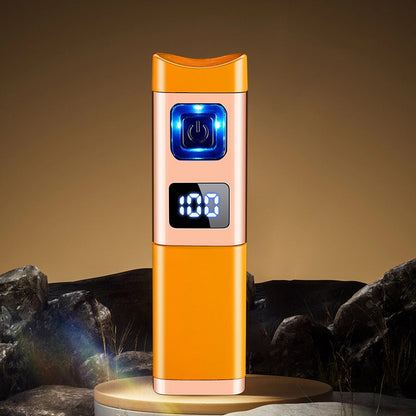 Latautettava ja täyttömahdollinen sigaritulituskone LED-näytöllä