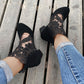 👢✨Naisten kesäiset elegantit pitsiset korkokengät