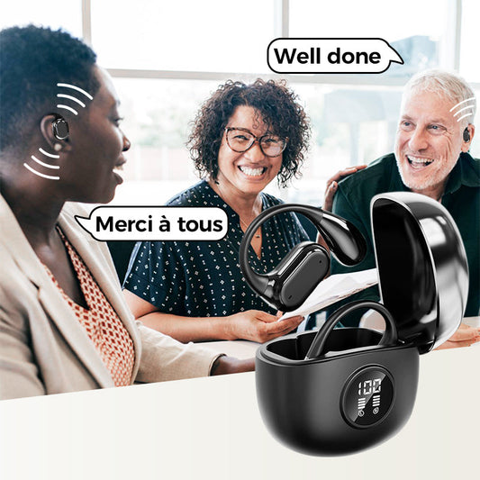 Tekoälykäännöksellä varustetut langattomat Bluetooth 5.4 -kuulokkeet