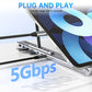 💥Ajankohtainen tarjous – USB-C-telakointiasema ja kannettavan tietokoneen teline, 4K HDM