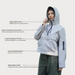 Rento softshell-takki hupulla