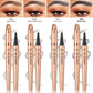 ✏️ OSTA 1 SAAT 1 ILMAISEKSI! ✨ 3D Microblading kulmakarvakynä – 4-piikkinen kärki, vedenpitävä ja luonnollinen karvamainen vedot 🖌️