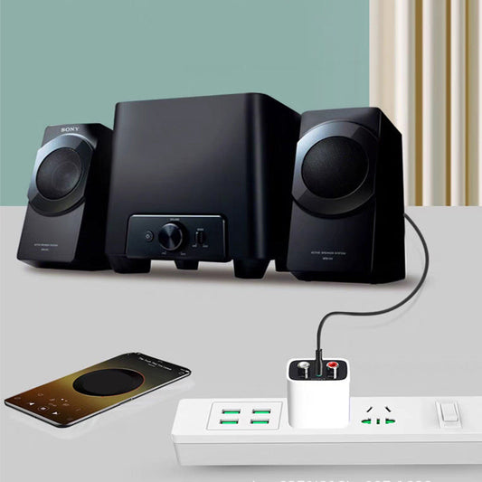 Hi-Fi Stereo Bluetooth -äänisovitin AUX/RCA-lähdöillä