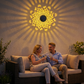 🌞 -50 % NYT! 🌀 Aurinkokäyttöinen mandalavalo – upea kuvion projisointi, 2-in-1 lattia- ja seinäsuunnittelu ja IP65 vedenpitävä automaattinen päälle/pois 🌿