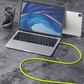 🔌Tehokas 4-in-1-pikalatausjohto, 240W PD -moniliitäntälatausjohto, USB-A/USB-C–Type-C/Lightning, yleispikalatausjohto puhelimille ja kannettaville tietokoneille