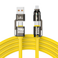 🔌Tehokas 4-in-1-pikalatausjohto, 240W PD -moniliitäntälatausjohto, USB-A/USB-C–Type-C/Lightning, yleispikalatausjohto puhelimille ja kannettaville tietokoneille