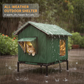 🏠 🐈 Kaasäänkestävä korotettu ulkokissatalo – vedenpitävä, eristetty, kokoontaitettava 🌧️