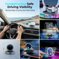📱 RGB-autopuhelinteline ✅ Automaattinen kiinnitys ja langaton lataus | Turvallinen yhdellä kädellä ajaminen 🚗.