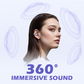 🎧👂 50 % ALENNUS!🥳 Avoimet, kiinnitettävät Bluetooth-korvakuulokkeet – mukavuutta koko päiväksi, mukaansatempaava ääni, äänen vuotamisen hallinta, 8–10 tunnin akunkesto, kosketusohjaus. Ei korvakipua! 🔋💪