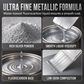 🎨 Vesiohenteinen hopeanvärinen metallinhohtomaali metallipintojen kunnostukseen
