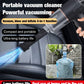 Puhallus, imurointi ja puhallus all-in-one johdoton pölynimuri kotiin ja autoon.