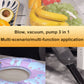 Puhallus, imurointi ja puhallus all-in-one johdoton pölynimuri kotiin ja autoon.